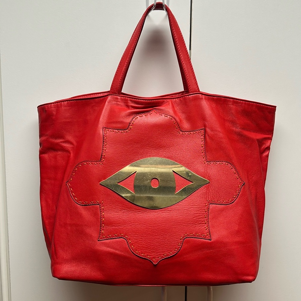 Mehry Mu Red Leather Purse
